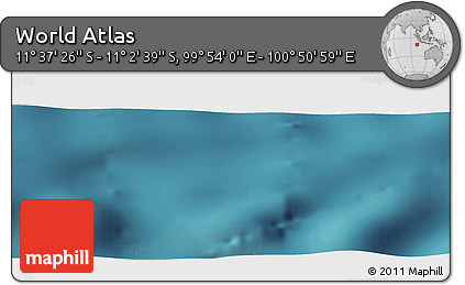 Satellite Panoramic Map of the Area around 11° 20' 3" S, 100° 22' 30" E