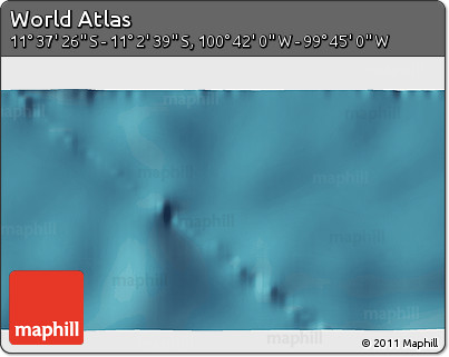 Satellite 3D Map of the Area around 11° 20' 3" S, 100° 13' 29" W