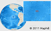Shaded Relief Location Map of the area around 11° 20' 3" S, 100° 13' 29" W