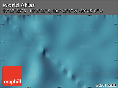 Satellite Map of the Area around 11° 20' 3" S, 100° 13' 29" W