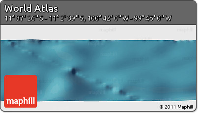 Satellite Panoramic Map of the Area around 11° 20' 3" S, 100° 13' 29" W