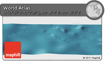Satellite Panoramic Map of the Area around 11° 20' 3" S, 101° 13' 29" E