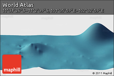 Satellite Panoramic Map of the Area around 11° 20' 3" S, 102° 4' 29" E