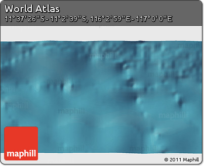 Satellite 3D Map of the Area around 11° 20' 3" S, 116° 31' 30" E