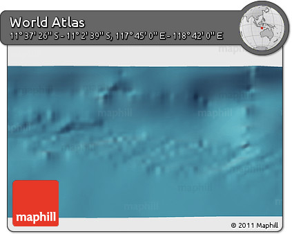 Satellite 3D Map of the Area around 11° 20' 3" S, 118° 13' 29" E