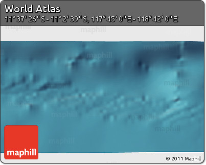Satellite 3D Map of the Area around 11° 20' 3" S, 118° 13' 29" E