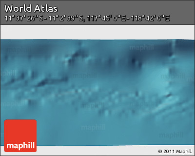 Satellite 3D Map of the Area around 11° 20' 3" S, 118° 13' 29" E