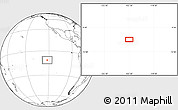 Blank Location Map of the area around 11° 20' 3" S, 122° 19' 29" W