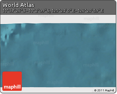 Satellite 3D Map of the Area around 11° 20' 3" S, 125° 52' 30" E