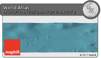 Satellite Panoramic Map of the Area around 11° 20' 3" S, 127° 34' 30" E