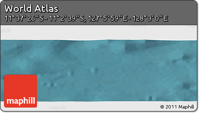 Satellite Panoramic Map of the Area around 11° 20' 3" S, 127° 34' 30" E