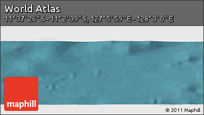 Satellite Panoramic Map of the Area around 11° 20' 3" S, 127° 34' 30" E