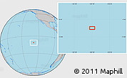 Gray Location Map of the area around 11° 20' 3" S, 129° 7' 30" W