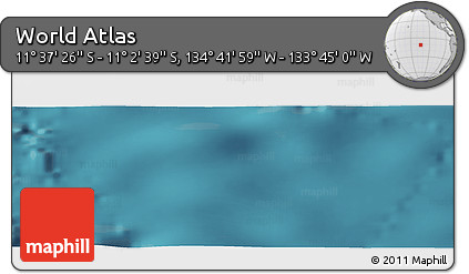 Satellite Panoramic Map of the Area around 11° 20' 3" S, 134° 13' 29" W