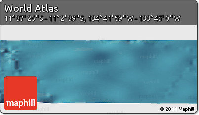 Satellite Panoramic Map of the Area around 11° 20' 3" S, 134° 13' 29" W
