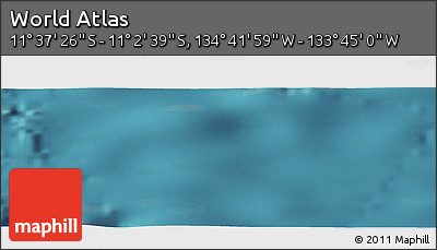 Satellite Panoramic Map of the Area around 11° 20' 3" S, 134° 13' 29" W