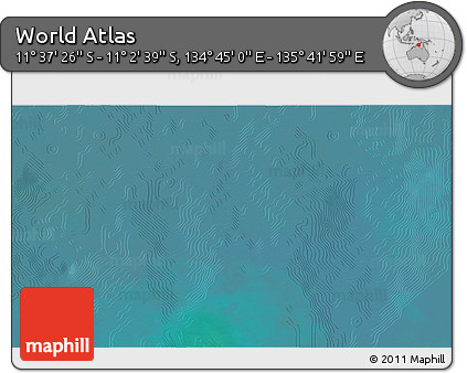 Satellite 3D Map of the Area around 11° 20' 3" S, 135° 13' 29" E