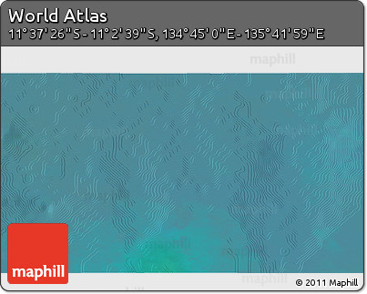 Satellite 3D Map of the Area around 11° 20' 3" S, 135° 13' 29" E