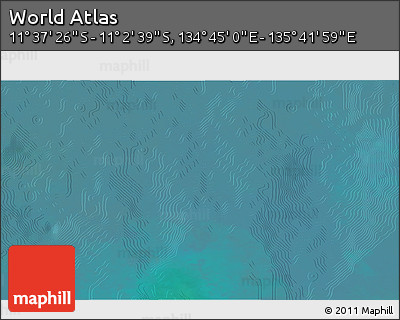 Satellite 3D Map of the Area around 11° 20' 3" S, 135° 13' 29" E