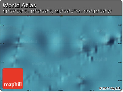 Satellite Map of the Area around 11° 20' 3" S, 140° 10' 30" W