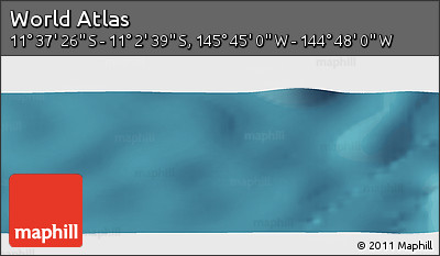 Satellite Panoramic Map of the Area around 11° 20' 3" S, 145° 16' 30" W