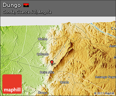 Physical 3D Map of Dungo
