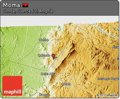 Physical 3D Map of Moma