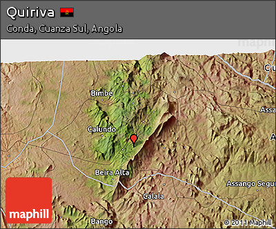 Satellite 3D Map of Quiriva