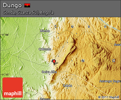 Physical Map of Dungo