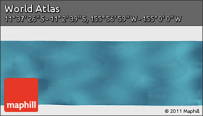 Satellite Panoramic Map of the Area around 11° 20' 3" S, 155° 28' 29" W