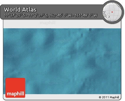 Satellite 3D Map of the Area around 11° 20' 3" S, 162° 16' 30" W