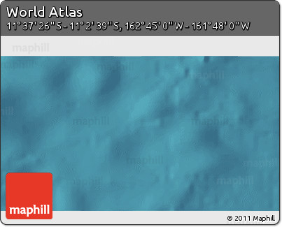 Satellite 3D Map of the Area around 11° 20' 3" S, 162° 16' 30" W