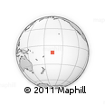 Outline Map of the Area around 11° 20' 3" S, 166° 31' 30" W, rectangular outline