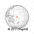 Outline Map of the Area around 11° 20' 3" S, 167° 31' 30" E, rectangular outline
