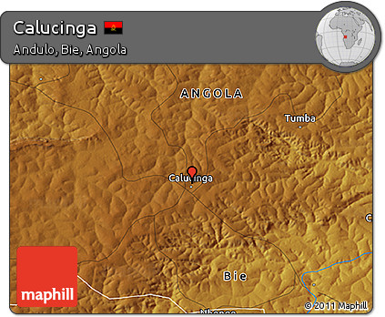 Physical 3D Map of Calucinga