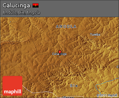 Physical 3D Map of Calucinga