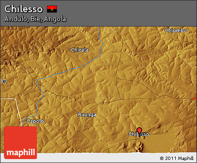 Physical 3D Map of Chilesso