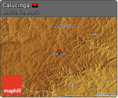 Physical 3D Map of Calucinga