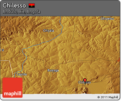 Physical 3D Map of Chilesso