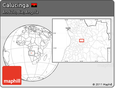 Blank Location Map of Calucinga