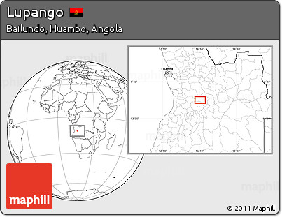 Blank Location Map of Lupango