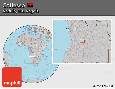 Gray Location Map of Chilesso