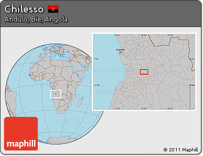 Gray Location Map of Chilesso