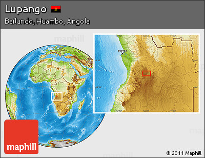 Physical Location Map of Lupango