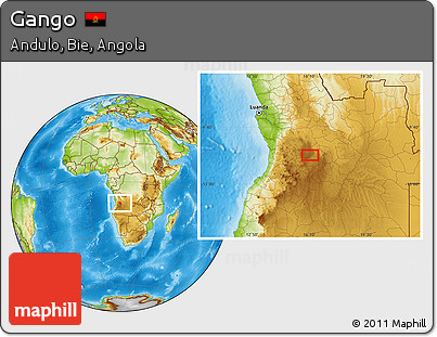 Physical Location Map of Gango