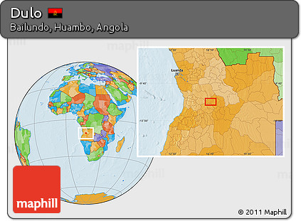 Political Location Map of Dulo