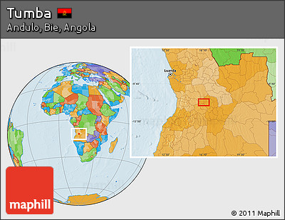 Political Location Map of Tumba