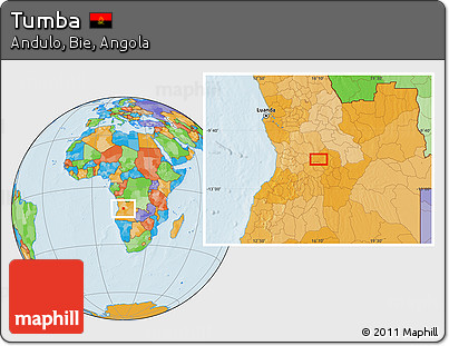 Political Location Map of Tumba
