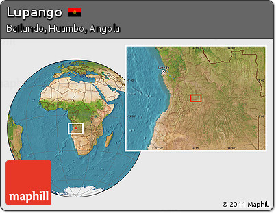 Satellite Location Map of Lupango