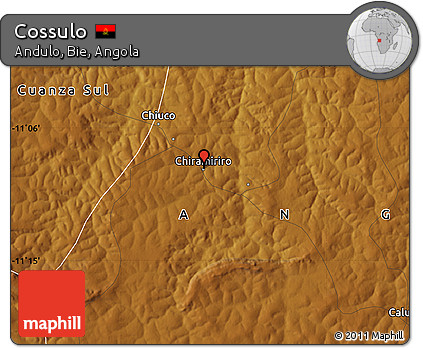 Physical Map of Cossulo